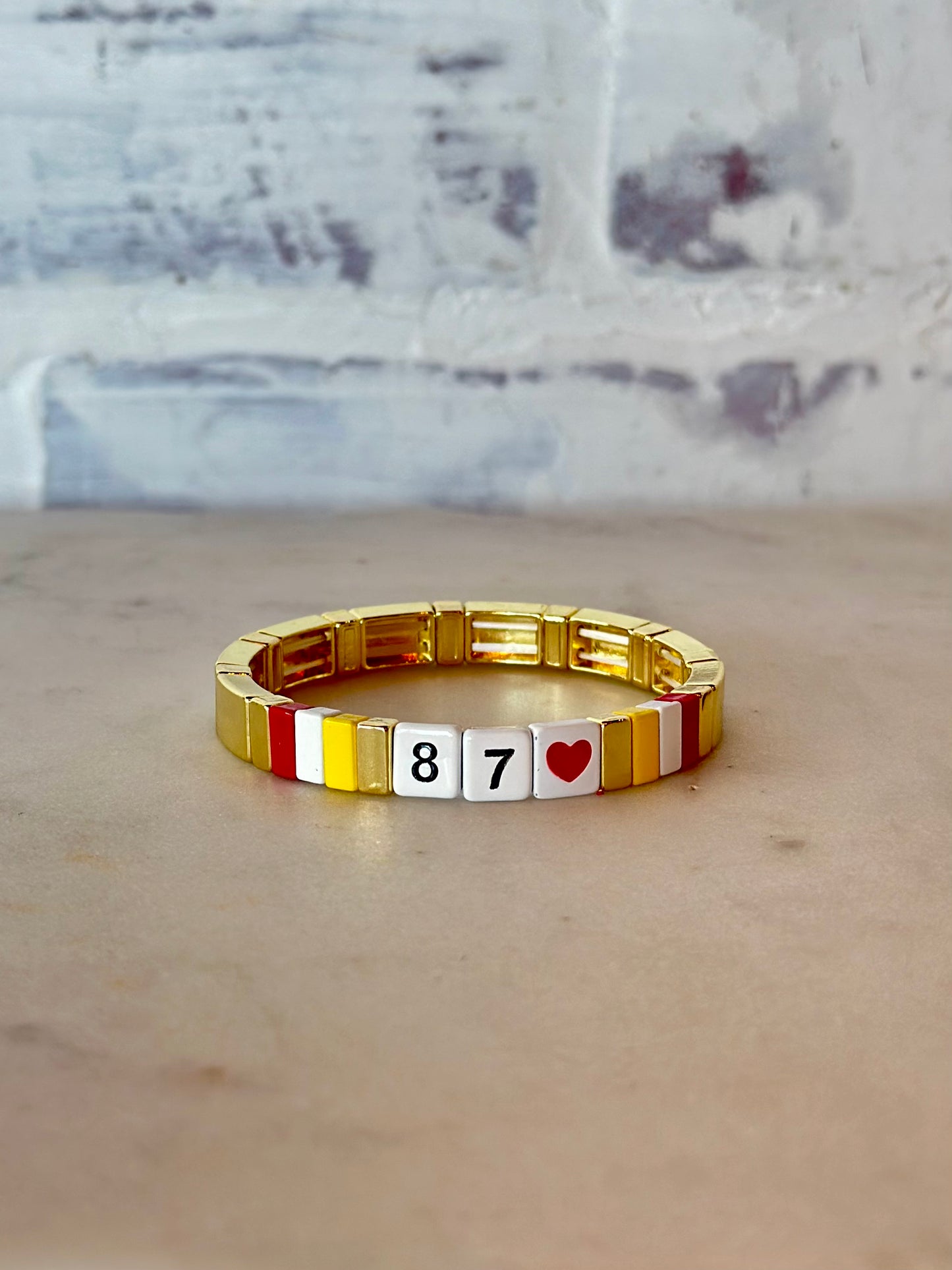 87 Tile Stretch Bracelet Kansas City