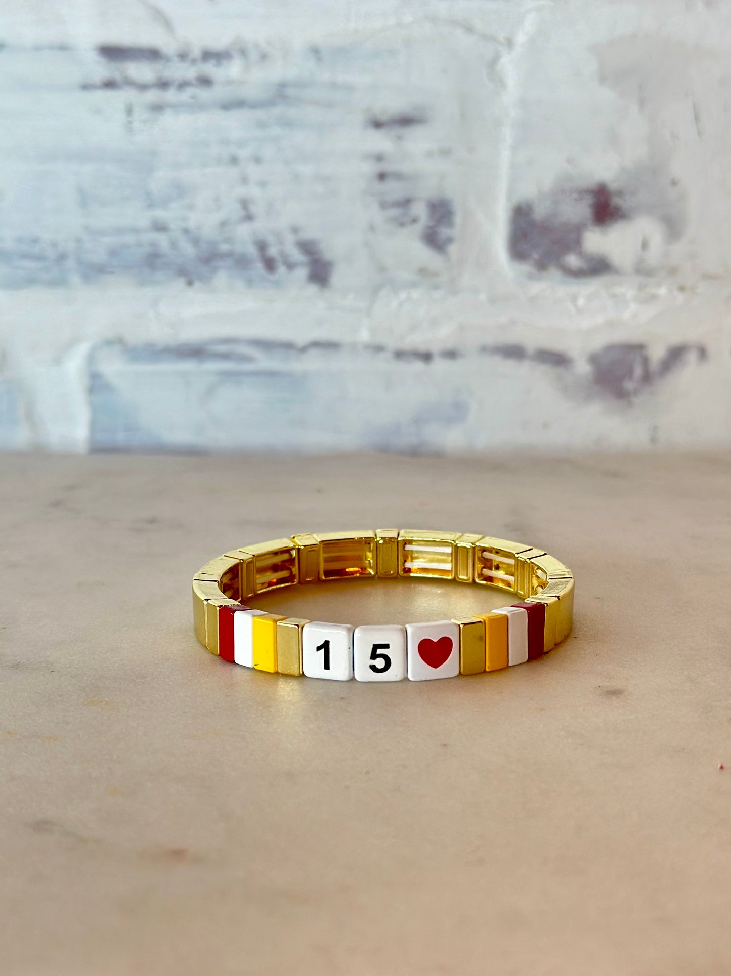 15 Tile Stretch Bracelet Kansas City