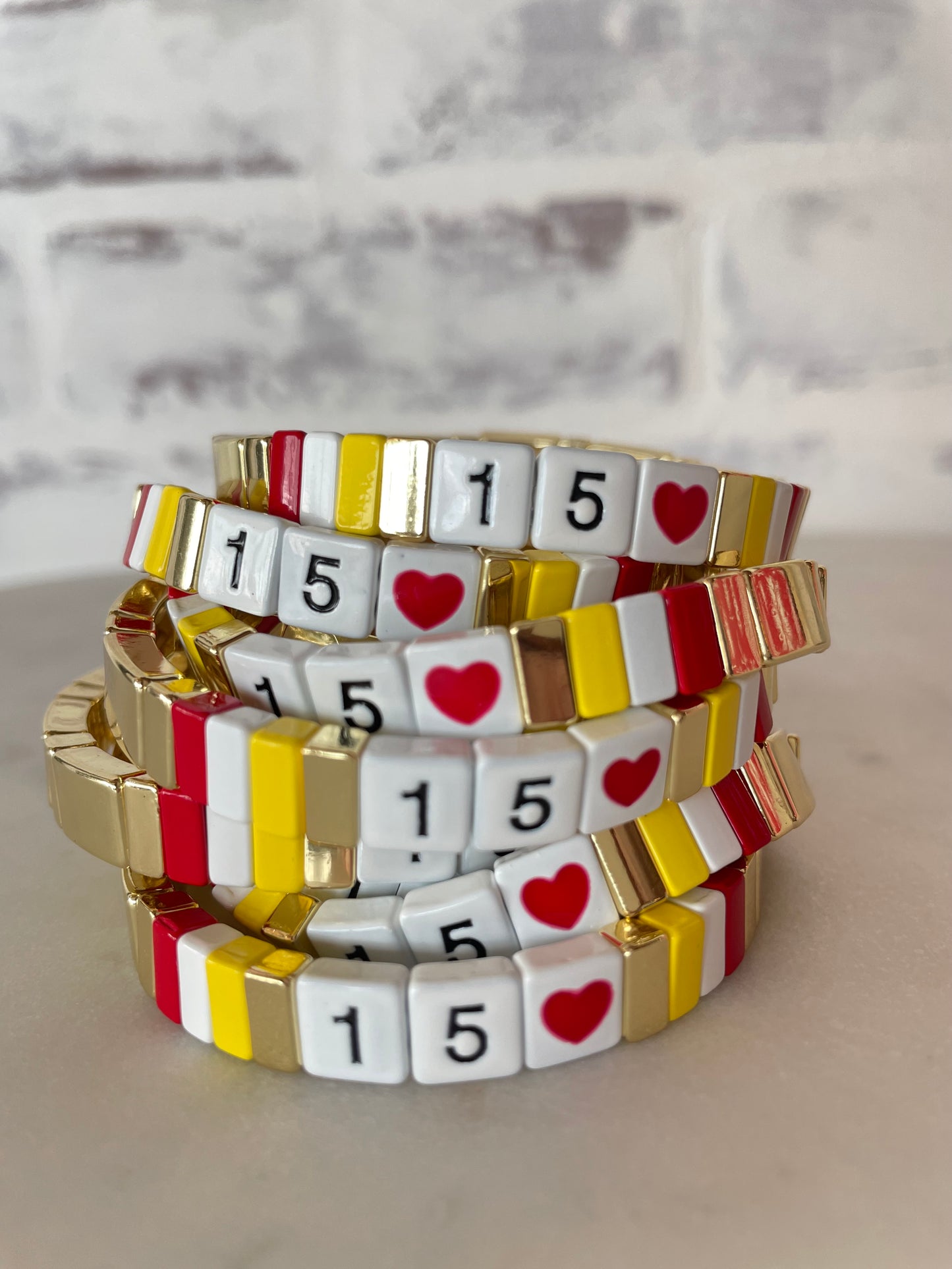 15 Tile Stretch Bracelet Kansas City