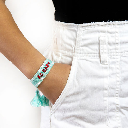 KC Baby Woven Friendship Bracelet