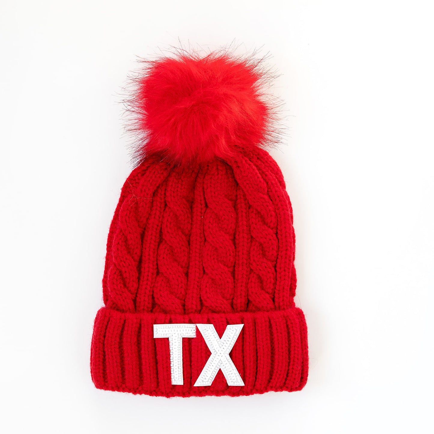 TX Bling Beanie Texas Tech