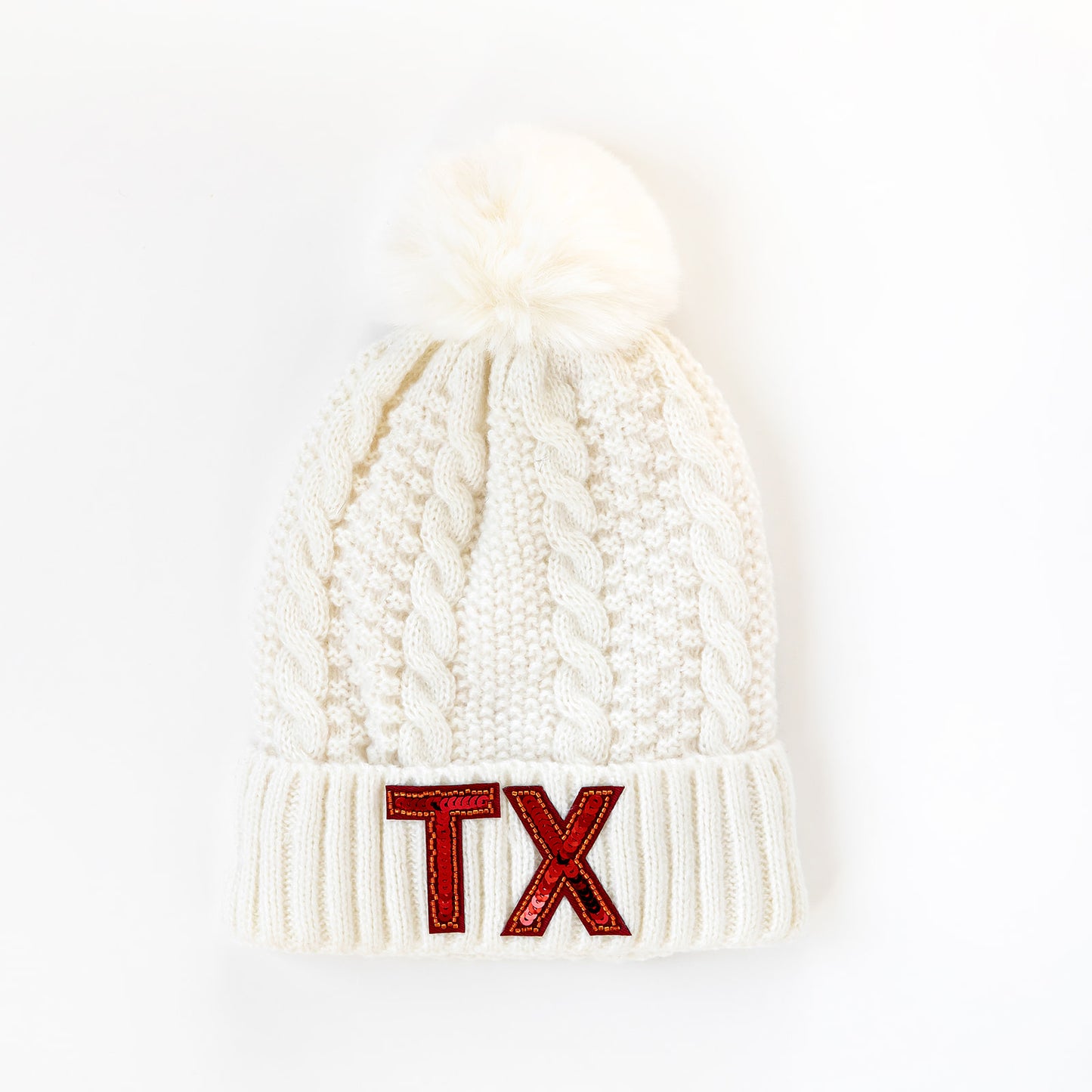 TX Bling Beanie Texas Tech