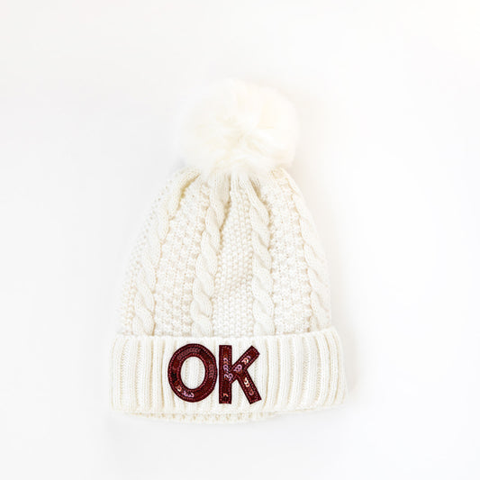 OK Bling Beanie Sooners