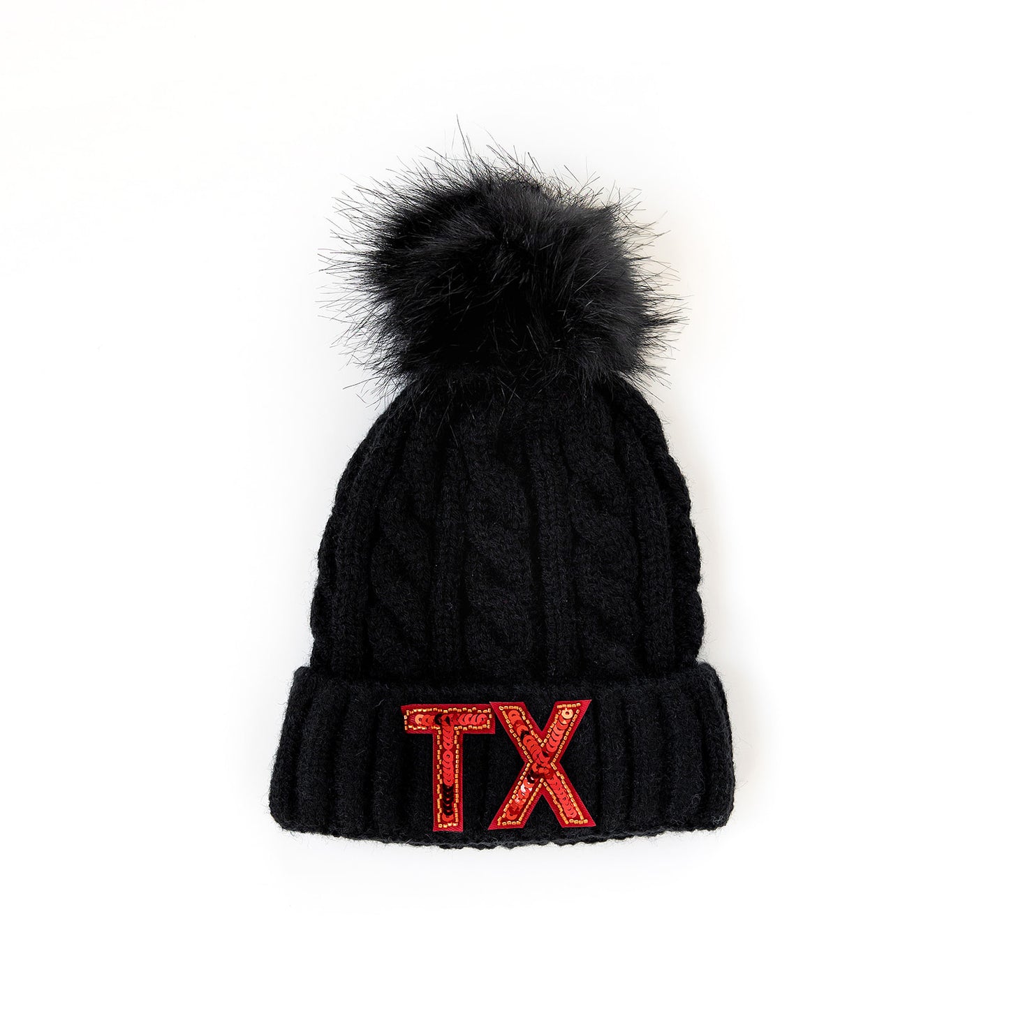 TX Bling Beanie Texas Tech