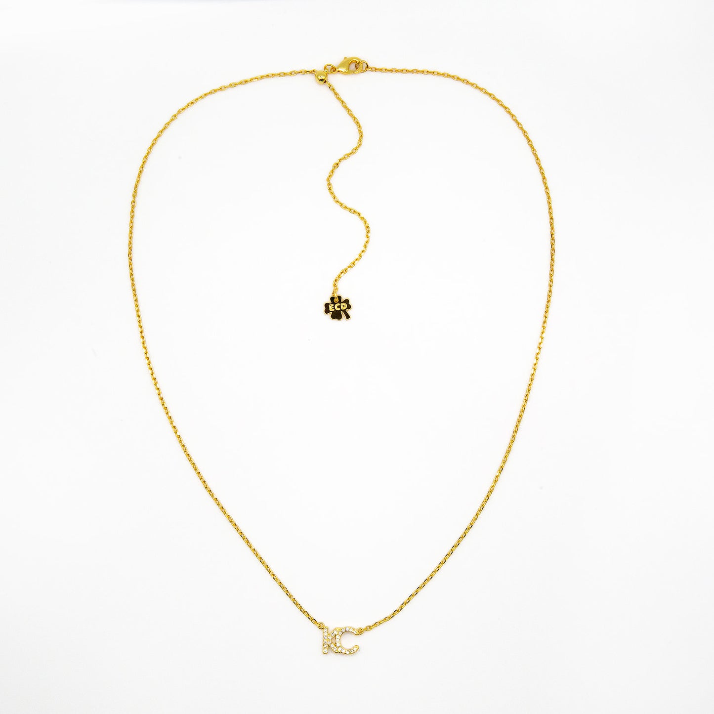 KC Rhinestone Necklace Gold