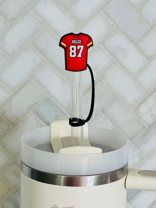 KC Straw Caps 87 Kelce