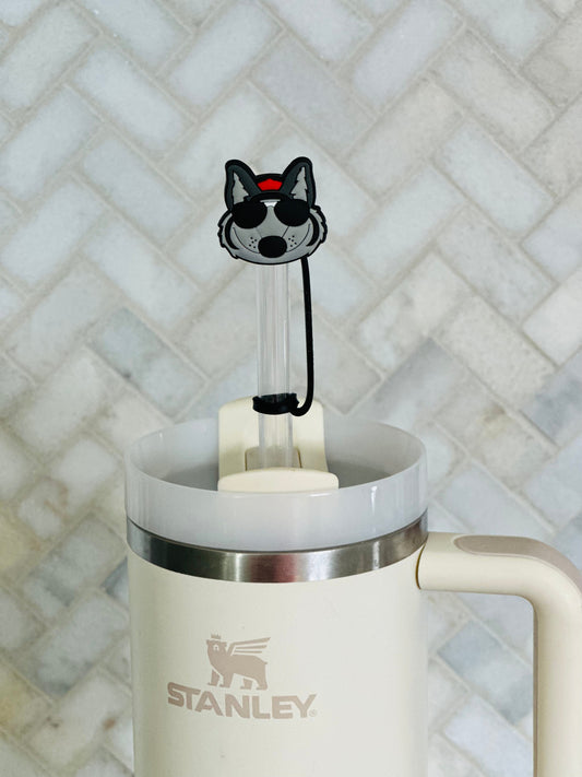 KC Wolf Straw Caps