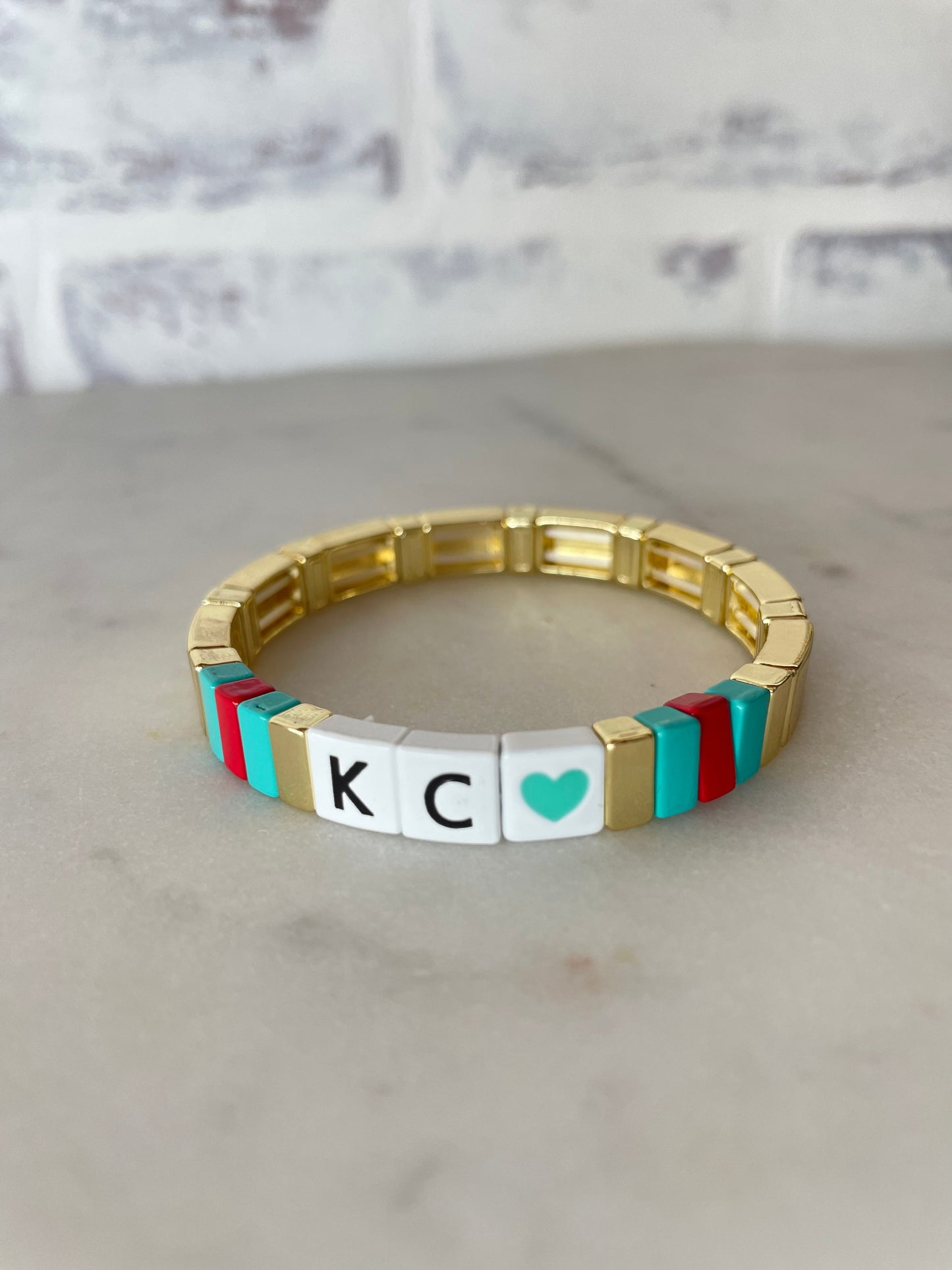 Kansas City Current Tile Stretch Bracelet