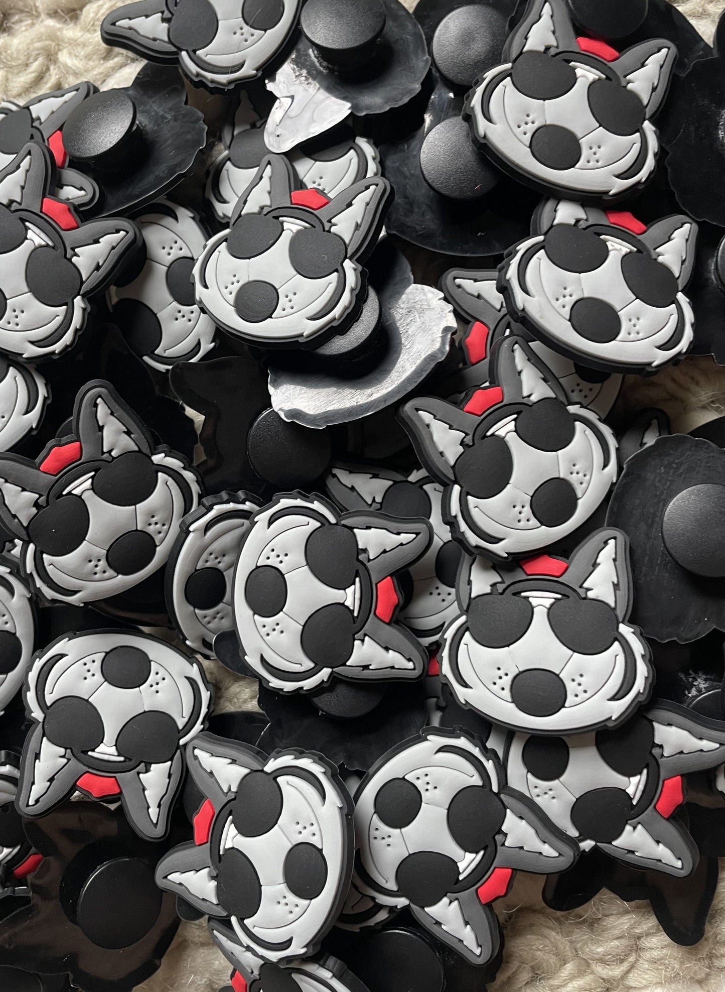 KC Wolf Shoe Charm