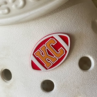 KC Football Shoe Charm