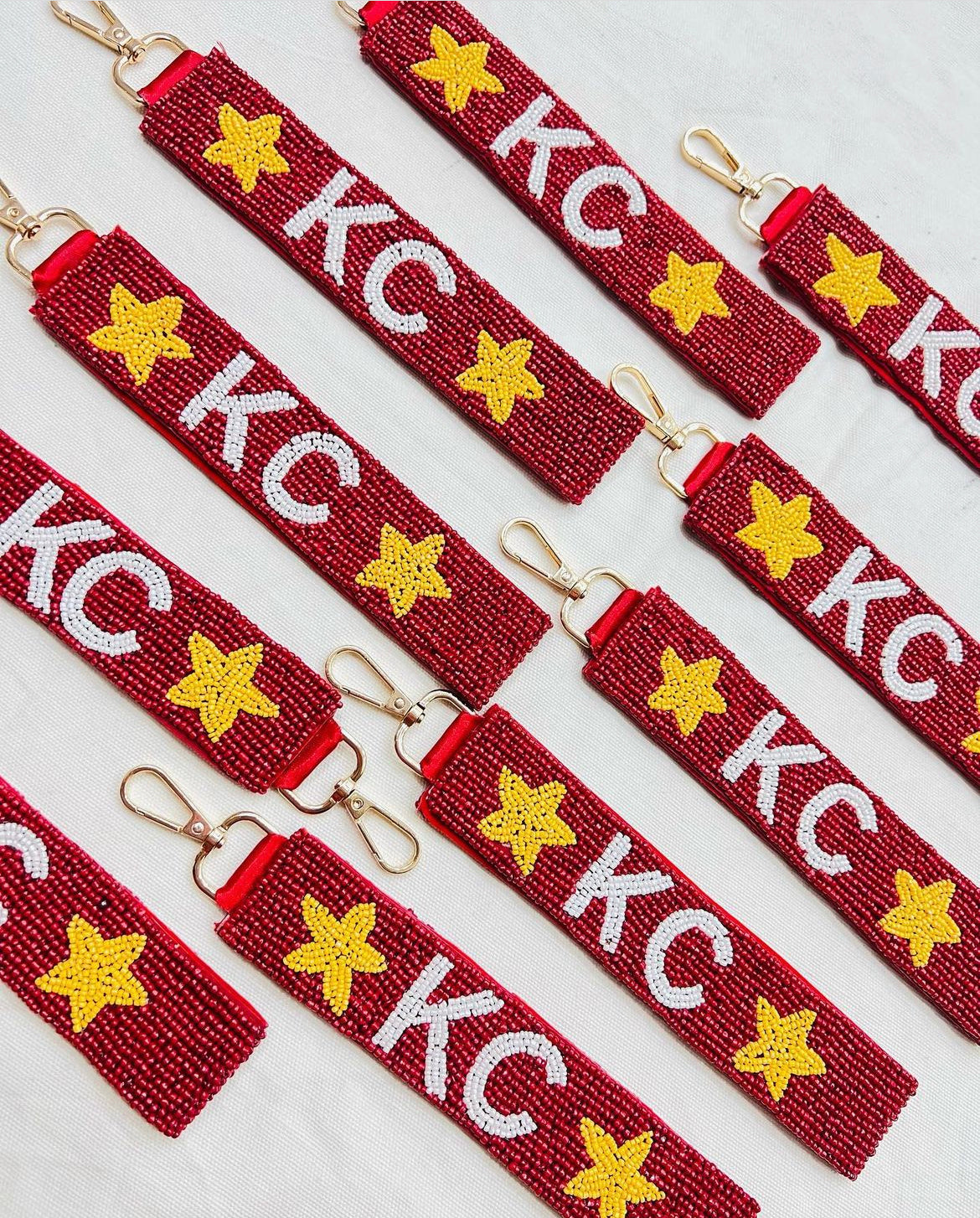KC Beaded Keychain