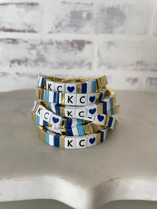 Kansas City Royals Tile Stretch Bracelet