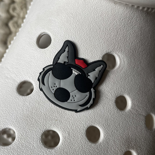 KC Wolf Shoe Charm
